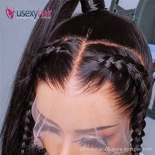 Hot sale glueless wig short hair human indian hair hd transparent full lace wig 10 inch 360 frontal wig full lace with baby hair
